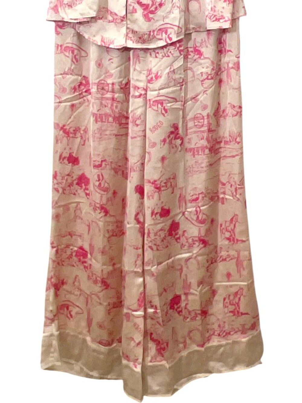 Intimately Free People Dreamy Days Western Rodeo Pajamas NWOT Large - Picture 3 of 6
